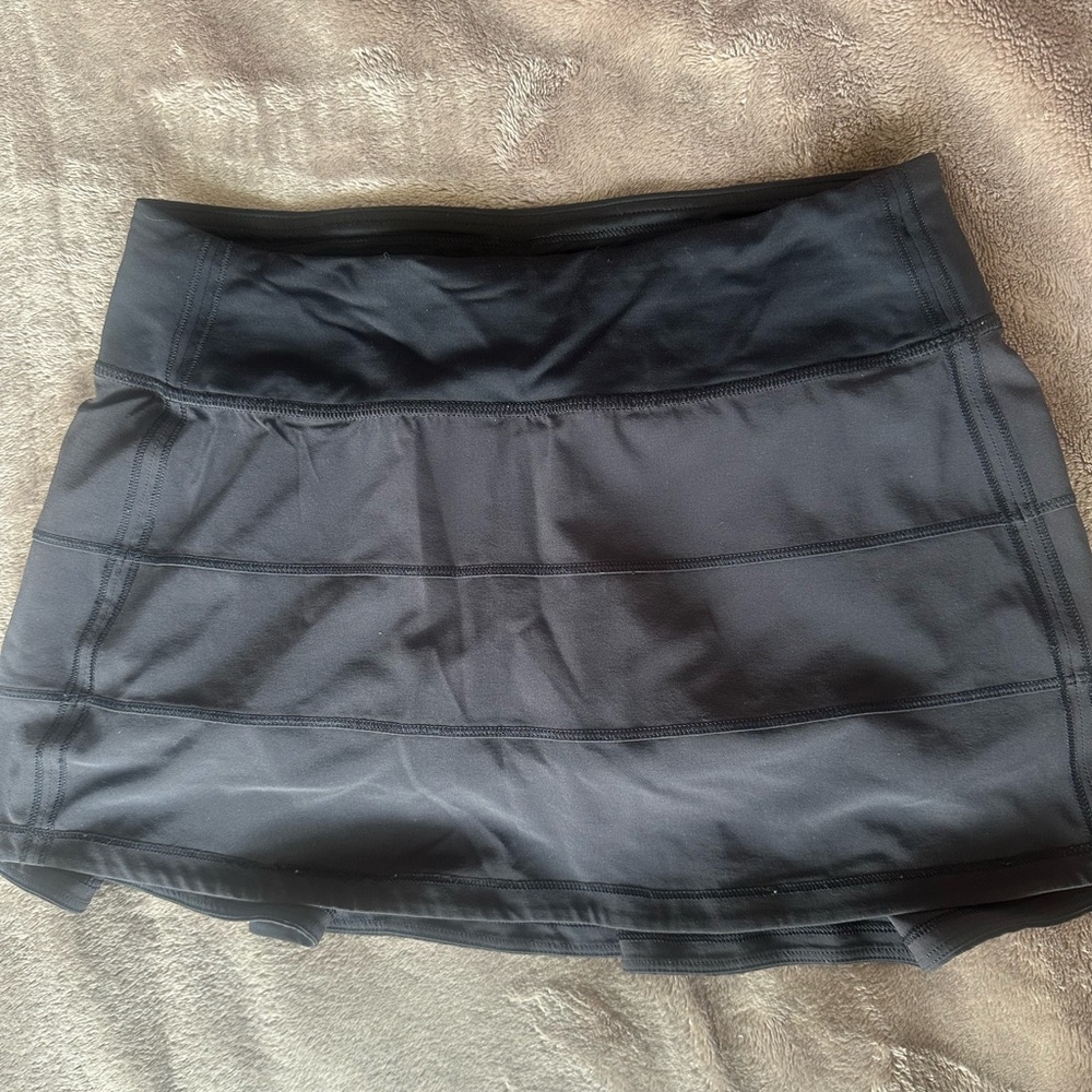 Lululemon Athletica Black Tennis Skirt